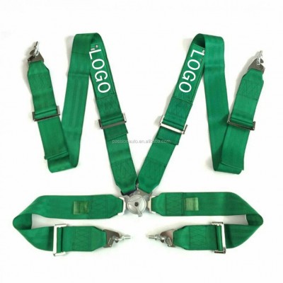 Seat Belts Customized Logo Racing 4 Point Snap-on 3" Racing Seat Belt Harness With Camlock Universal